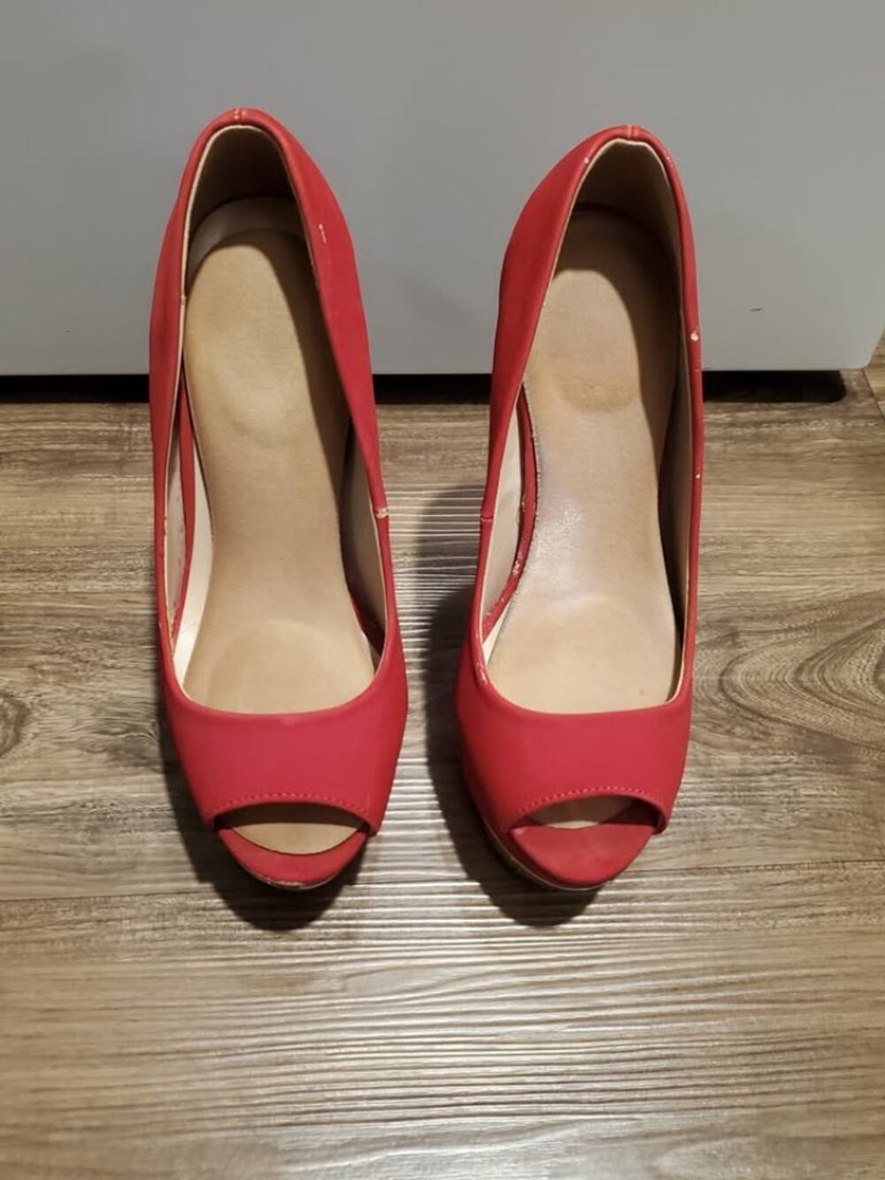 Shoes: Red High Heels
